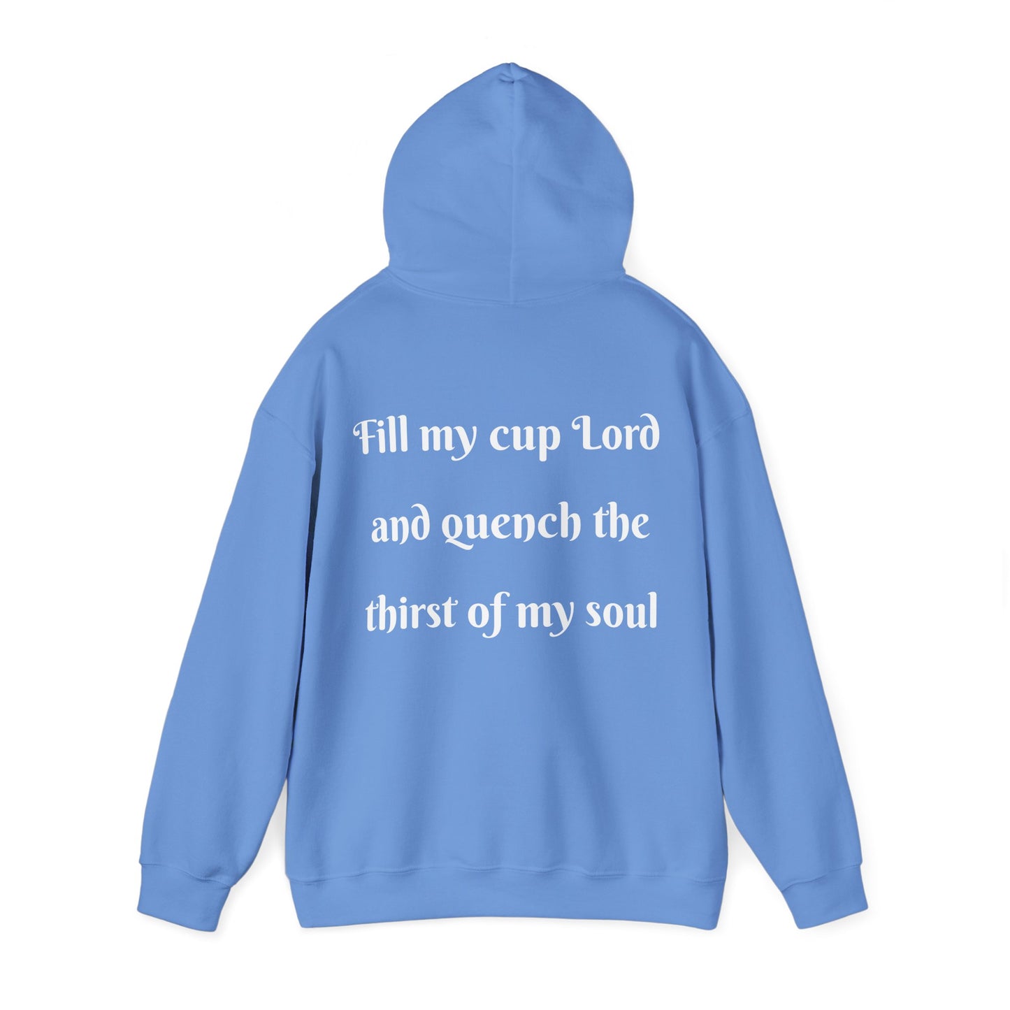 Inspirational Quote Hoodie, Unisex Heavy Blend™ Hooded Sweatshirt, Faith Apparel, Cozy Gift, Religious Sweatshirt, Spiritual Wear, Church
