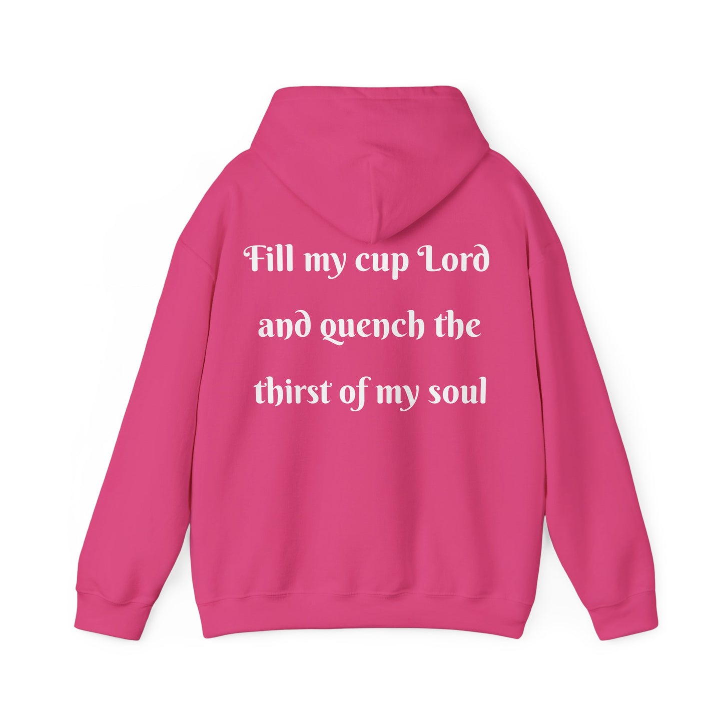 Inspirational Quote Hoodie, Unisex Heavy Blend™ Hooded Sweatshirt, Faith Apparel, Cozy Gift, Religious Sweatshirt, Spiritual Wear, Church