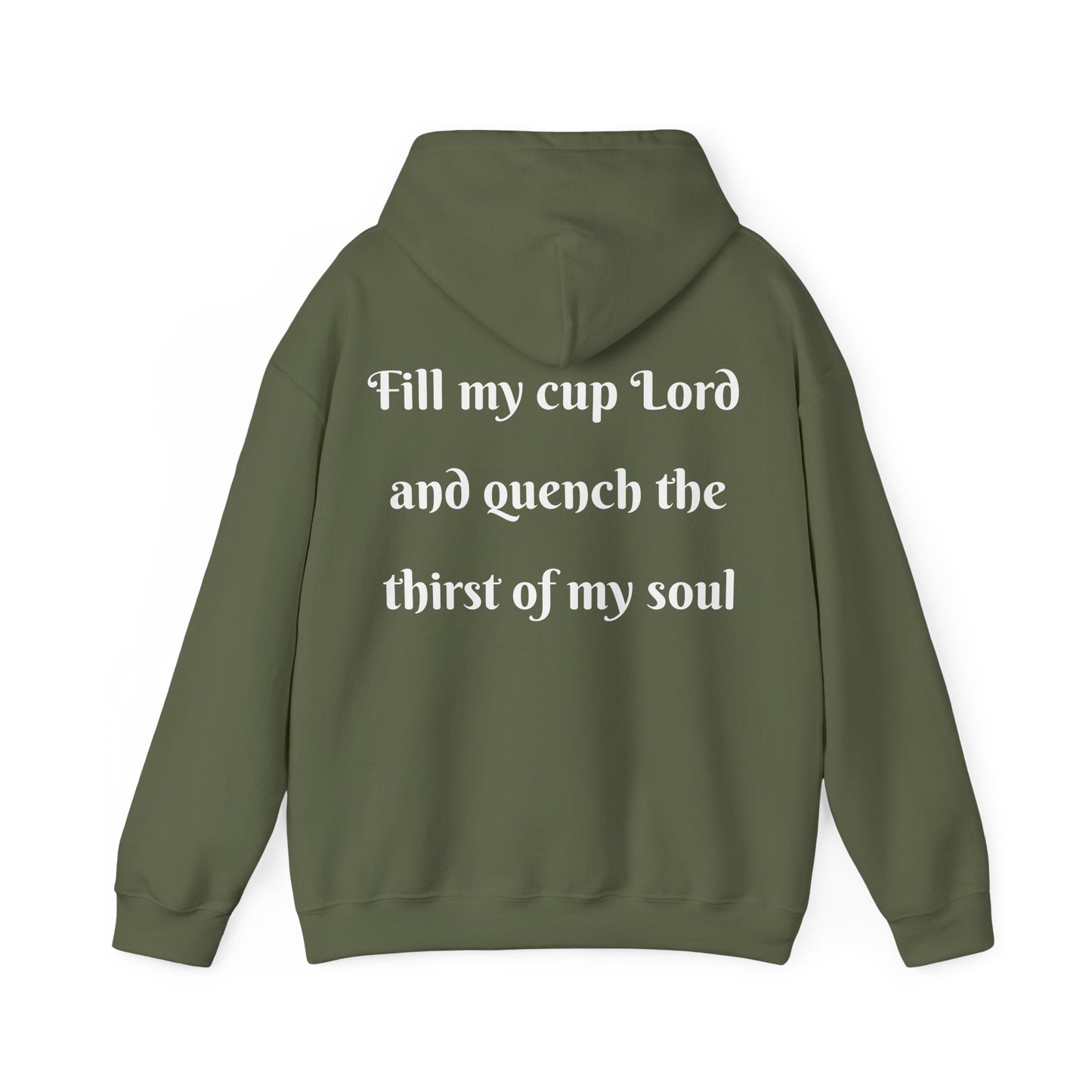 Inspirational Quote Hoodie, Unisex Heavy Blend™ Hooded Sweatshirt, Faith Apparel, Cozy Gift, Religious Sweatshirt, Spiritual Wear, Church