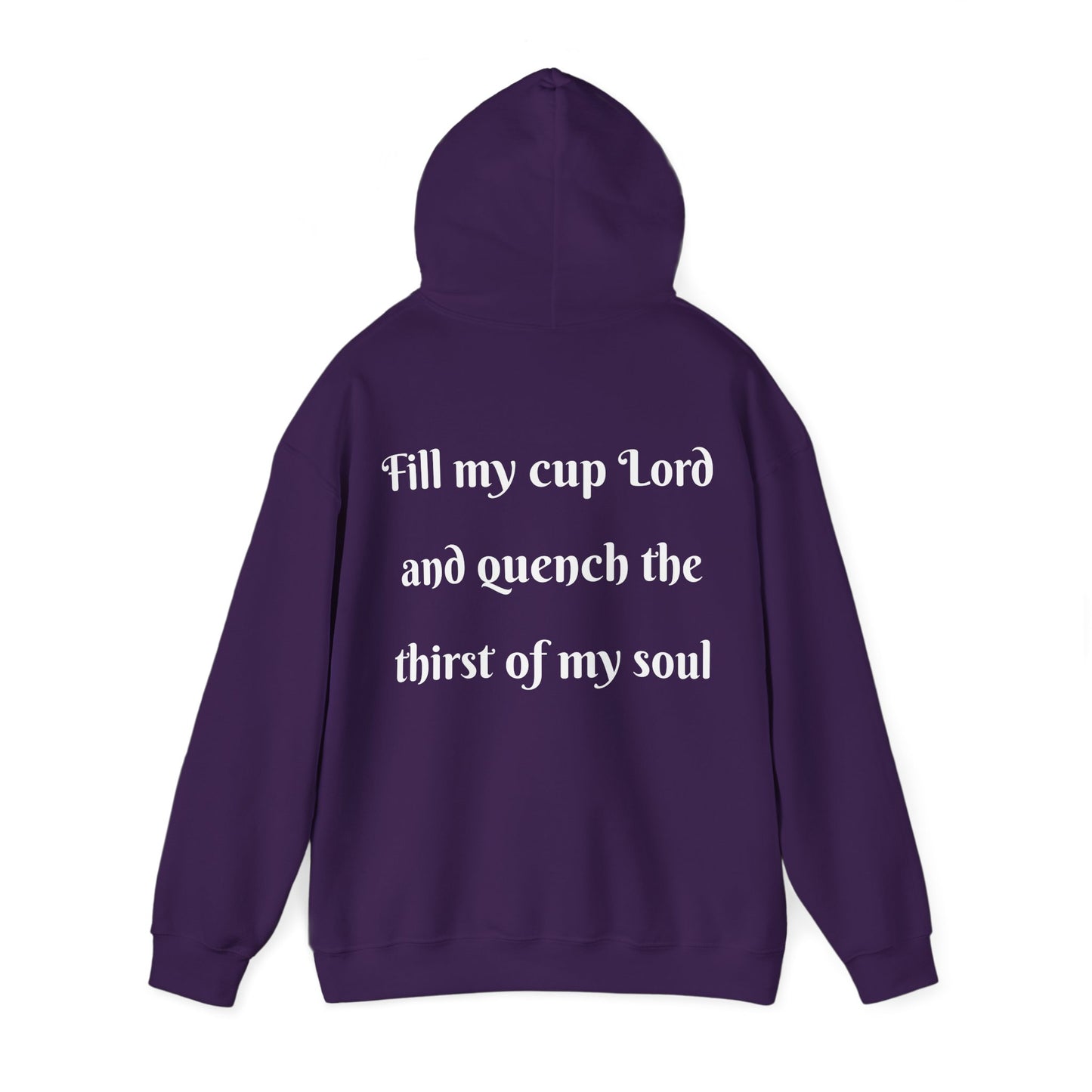 Inspirational Quote Hoodie, Unisex Heavy Blend™ Hooded Sweatshirt, Faith Apparel, Cozy Gift, Religious Sweatshirt, Spiritual Wear, Church