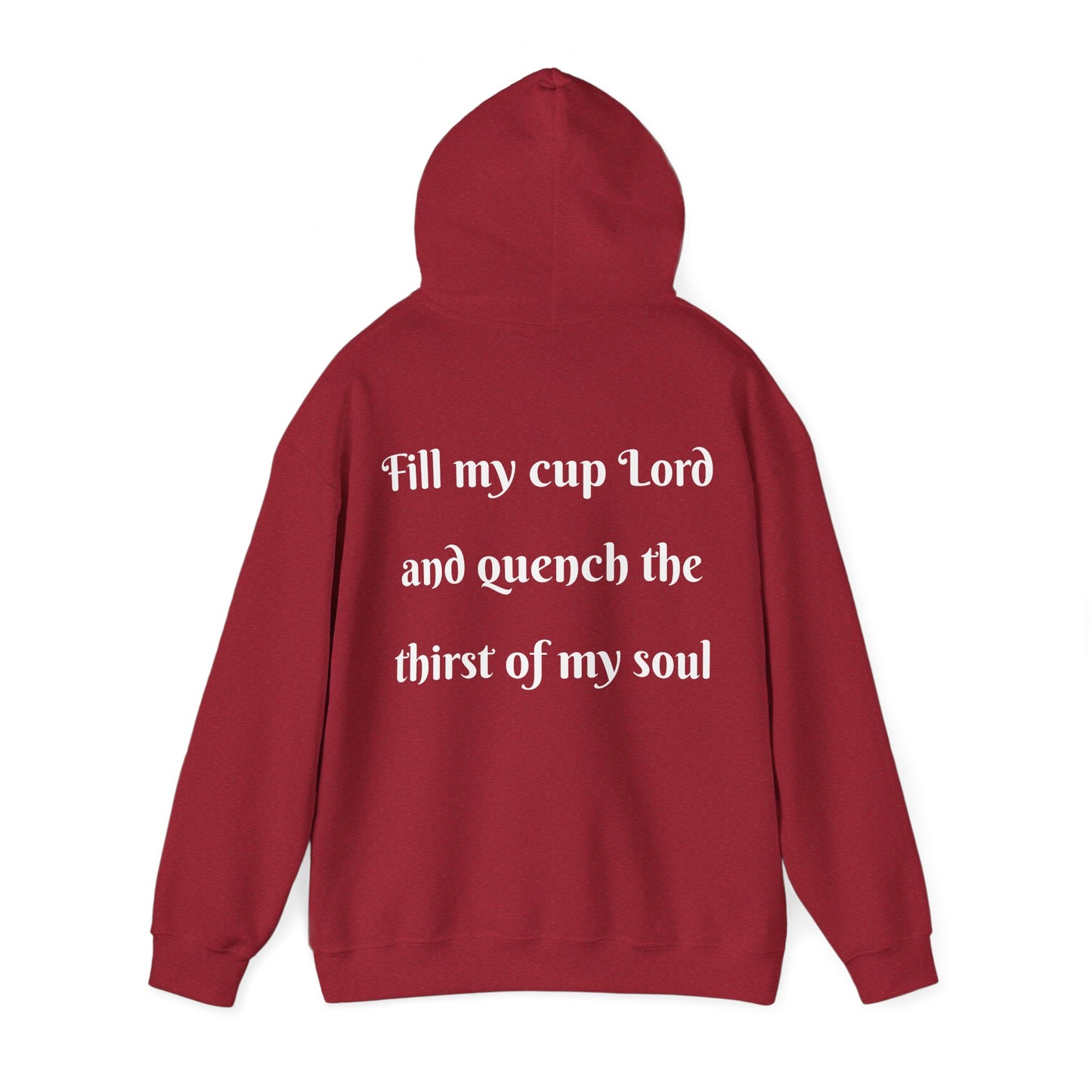 Inspirational Quote Hoodie, Unisex Heavy Blend™ Hooded Sweatshirt, Faith Apparel, Cozy Gift, Religious Sweatshirt, Spiritual Wear, Church