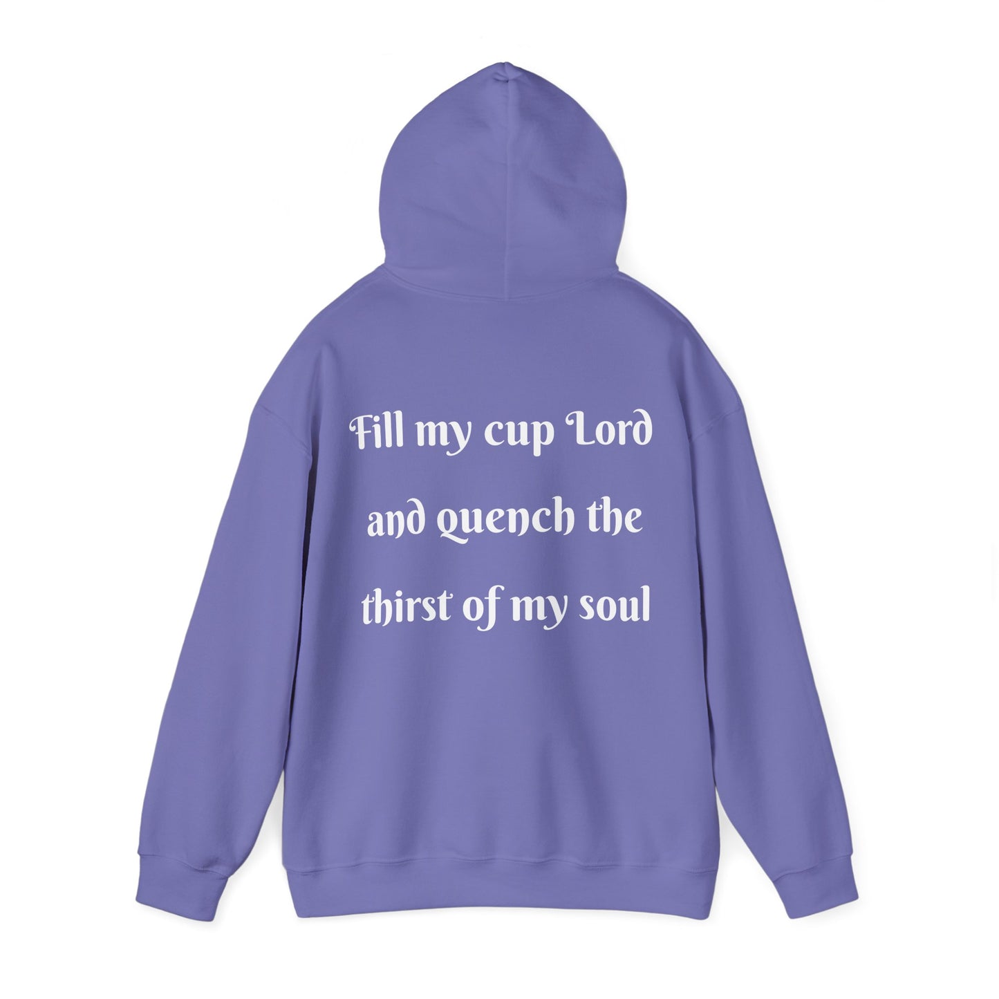 Inspirational Quote Hoodie, Unisex Heavy Blend™ Hooded Sweatshirt, Faith Apparel, Cozy Gift, Religious Sweatshirt, Spiritual Wear, Church