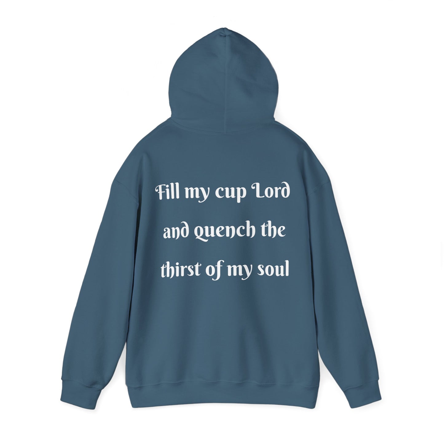 Inspirational Quote Hoodie, Unisex Heavy Blend™ Hooded Sweatshirt, Faith Apparel, Cozy Gift, Religious Sweatshirt, Spiritual Wear, Church