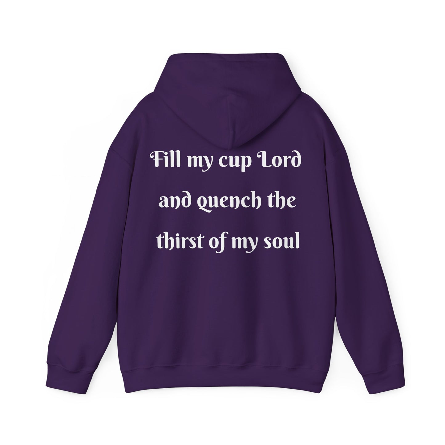Inspirational Quote Hoodie, Unisex Heavy Blend™ Hooded Sweatshirt, Faith Apparel, Cozy Gift, Religious Sweatshirt, Spiritual Wear, Church