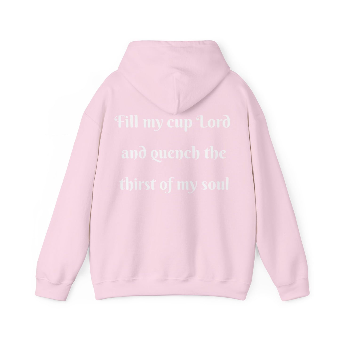 Inspirational Quote Hoodie, Unisex Heavy Blend™ Hooded Sweatshirt, Faith Apparel, Cozy Gift, Religious Sweatshirt, Spiritual Wear, Church