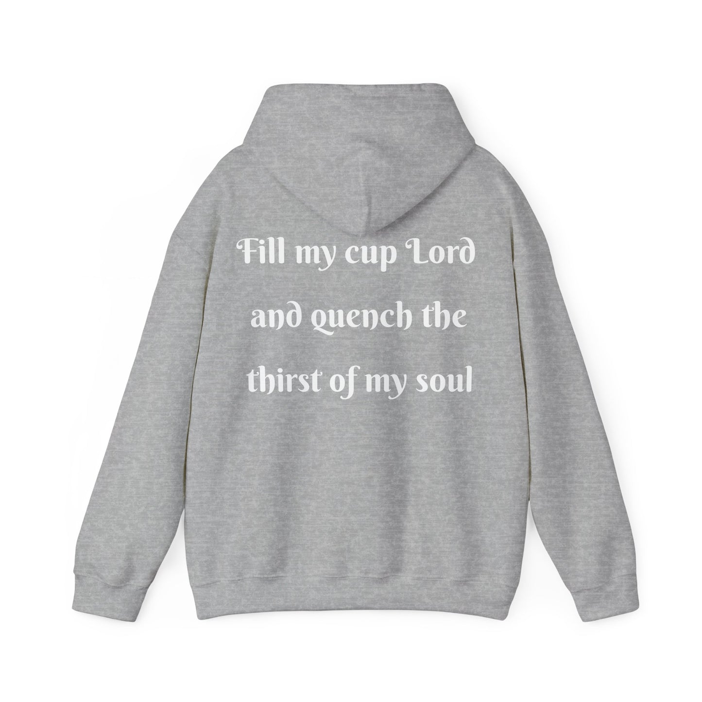 Inspirational Quote Hoodie, Unisex Heavy Blend™ Hooded Sweatshirt, Faith Apparel, Cozy Gift, Religious Sweatshirt, Spiritual Wear, Church