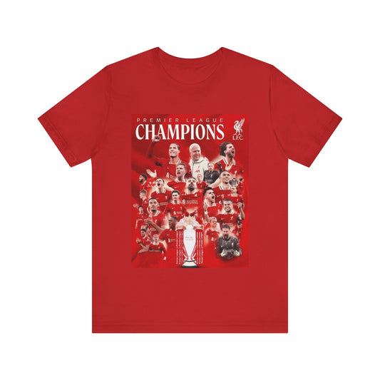 Premier League Champions Unisex Jersey Tee - Celebration Shirt for Sports Fans