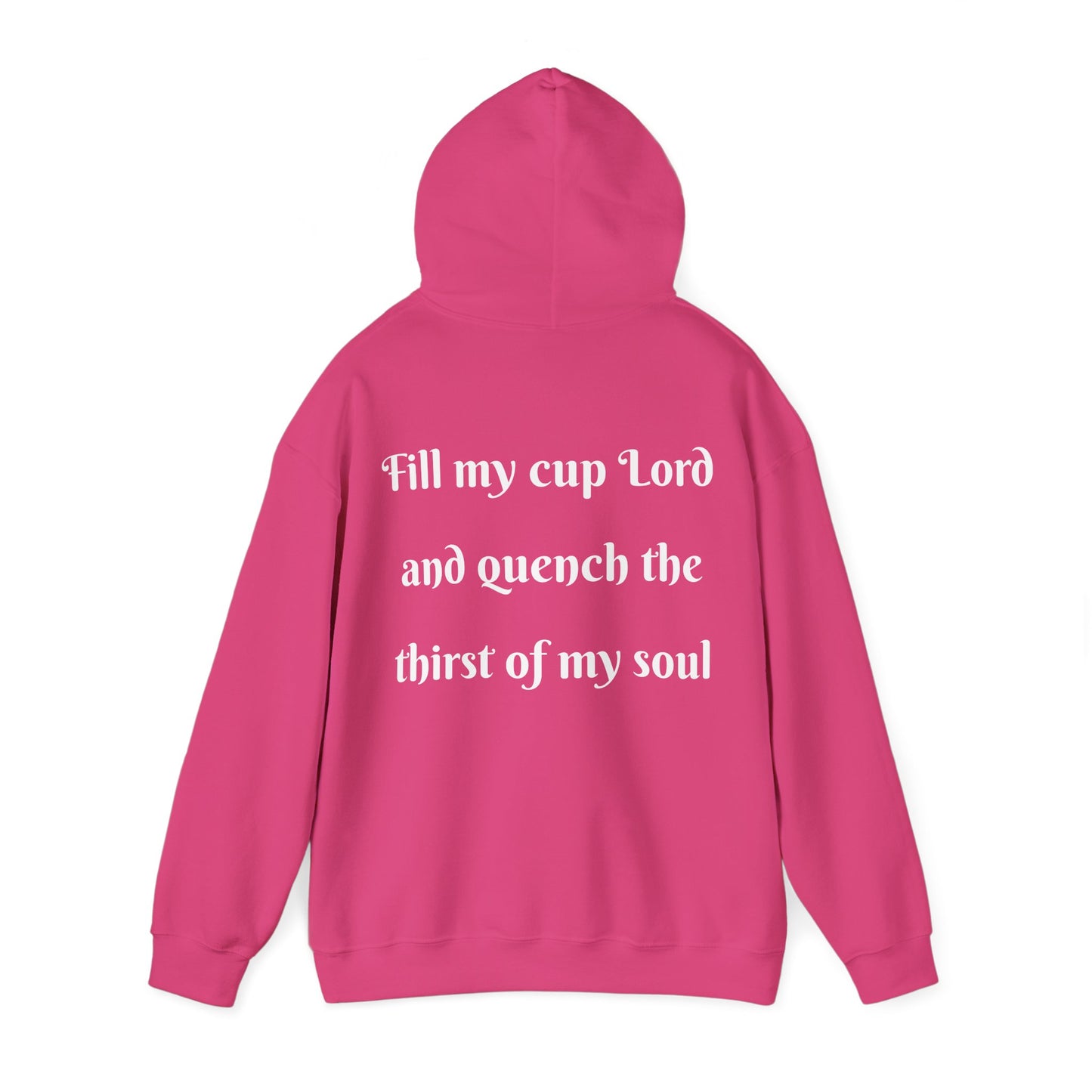 Inspirational Quote Hoodie, Unisex Heavy Blend™ Hooded Sweatshirt, Faith Apparel, Cozy Gift, Religious Sweatshirt, Spiritual Wear, Church