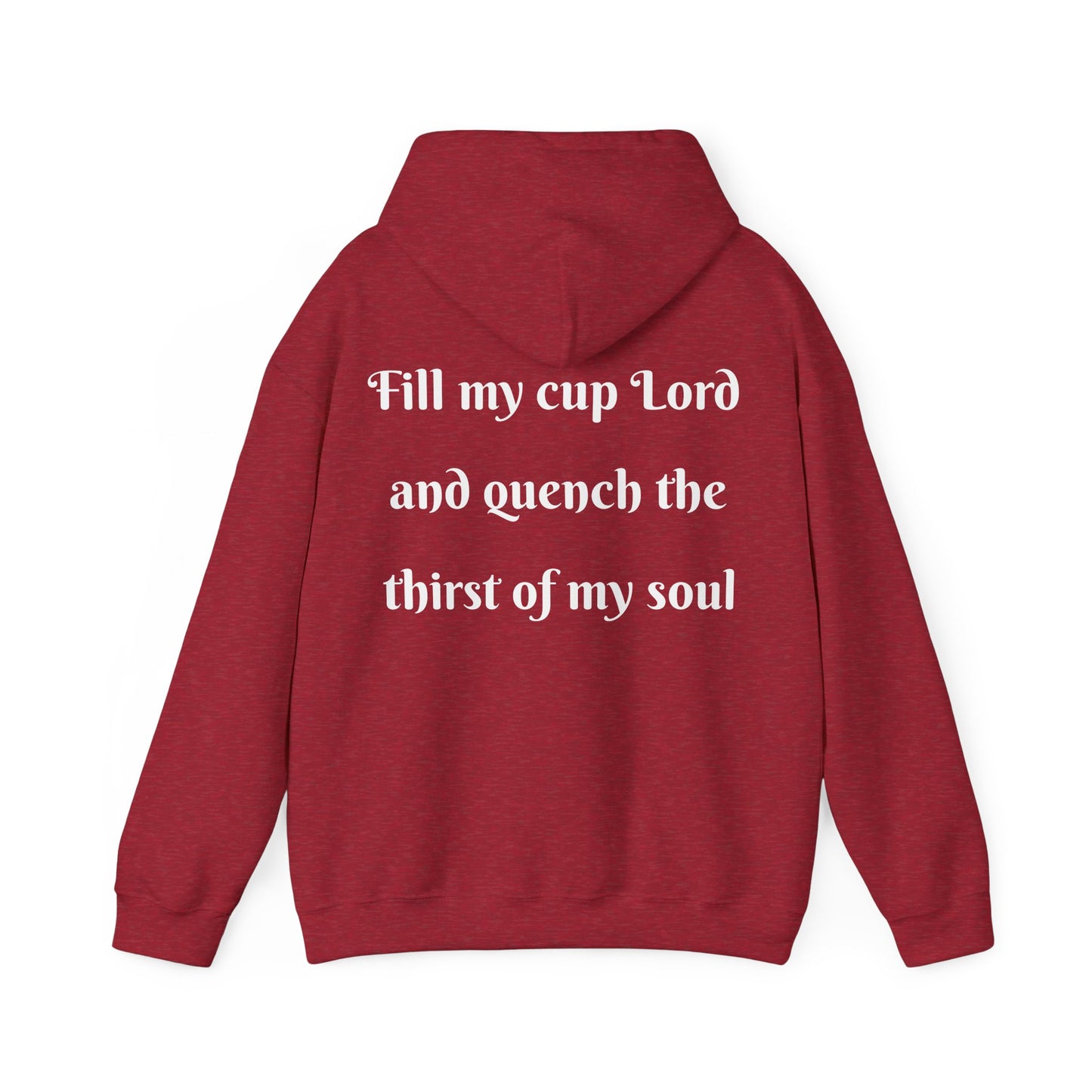 Inspirational Quote Hoodie, Unisex Heavy Blend™ Hooded Sweatshirt, Faith Apparel, Cozy Gift, Religious Sweatshirt, Spiritual Wear, Church