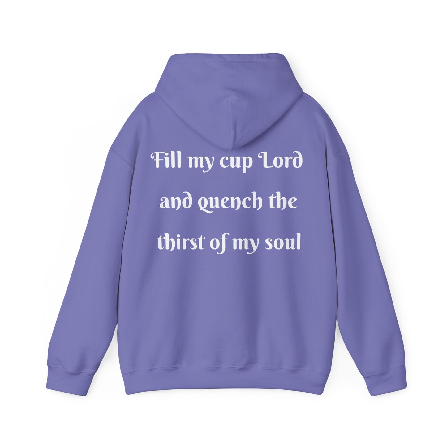 Inspirational Quote Hoodie, Unisex Heavy Blend™ Hooded Sweatshirt, Faith Apparel, Cozy Gift, Religious Sweatshirt, Spiritual Wear, Church
