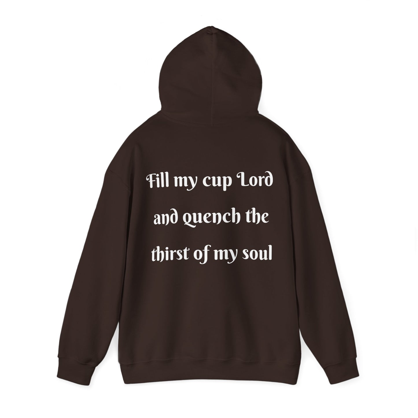 Inspirational Quote Hoodie, Unisex Heavy Blend™ Hooded Sweatshirt, Faith Apparel, Cozy Gift, Religious Sweatshirt, Spiritual Wear, Church