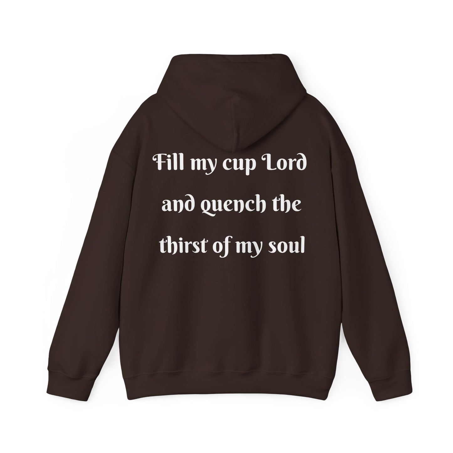 Inspirational Quote Hoodie, Unisex Heavy Blend™ Hooded Sweatshirt, Faith Apparel, Cozy Gift, Religious Sweatshirt, Spiritual Wear, Church