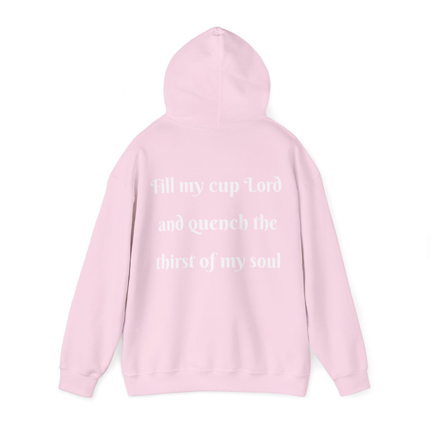 Inspirational Quote Hoodie, Unisex Heavy Blend™ Hooded Sweatshirt, Faith Apparel, Cozy Gift, Religious Sweatshirt, Spiritual Wear, Church
