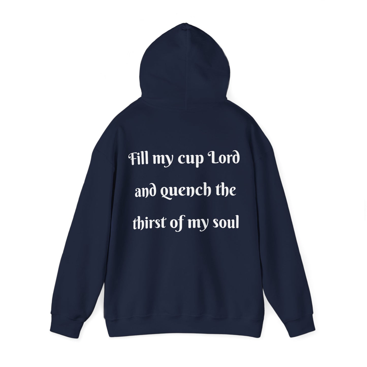 Inspirational Quote Hoodie, Unisex Heavy Blend™ Hooded Sweatshirt, Faith Apparel, Cozy Gift, Religious Sweatshirt, Spiritual Wear, Church
