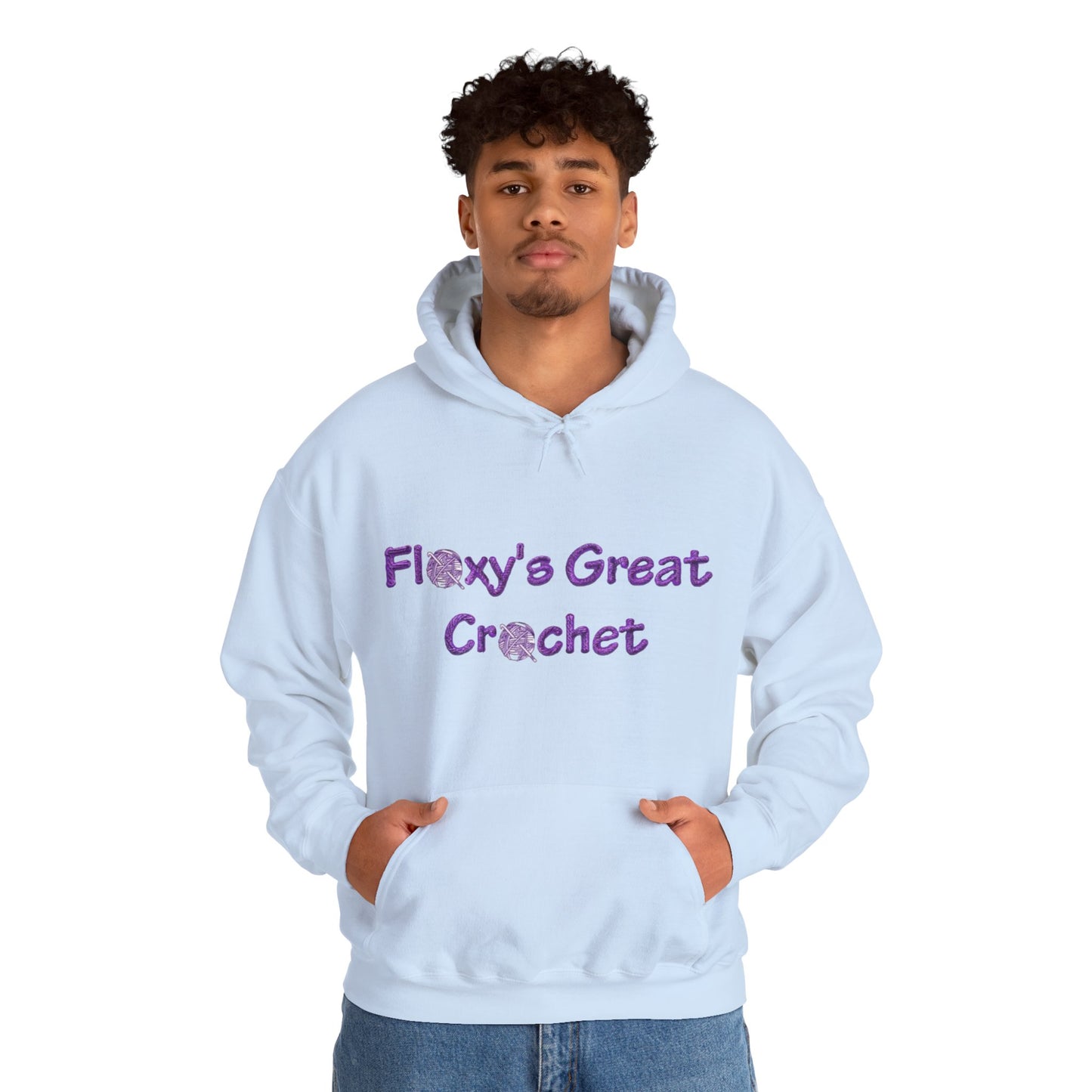 Crochet Lover's Unisex Hooded Sweatshirt - Perfect Gift for Crafters