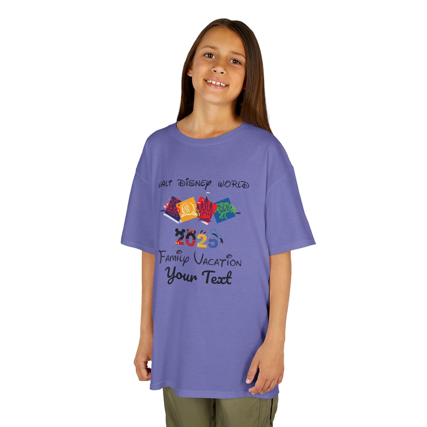 Personalized Kids Disney Vacation Tee, Family Trip Shirt, Kids Holiday Apparel, Fun Travel Outfit, Unique Gift for Children