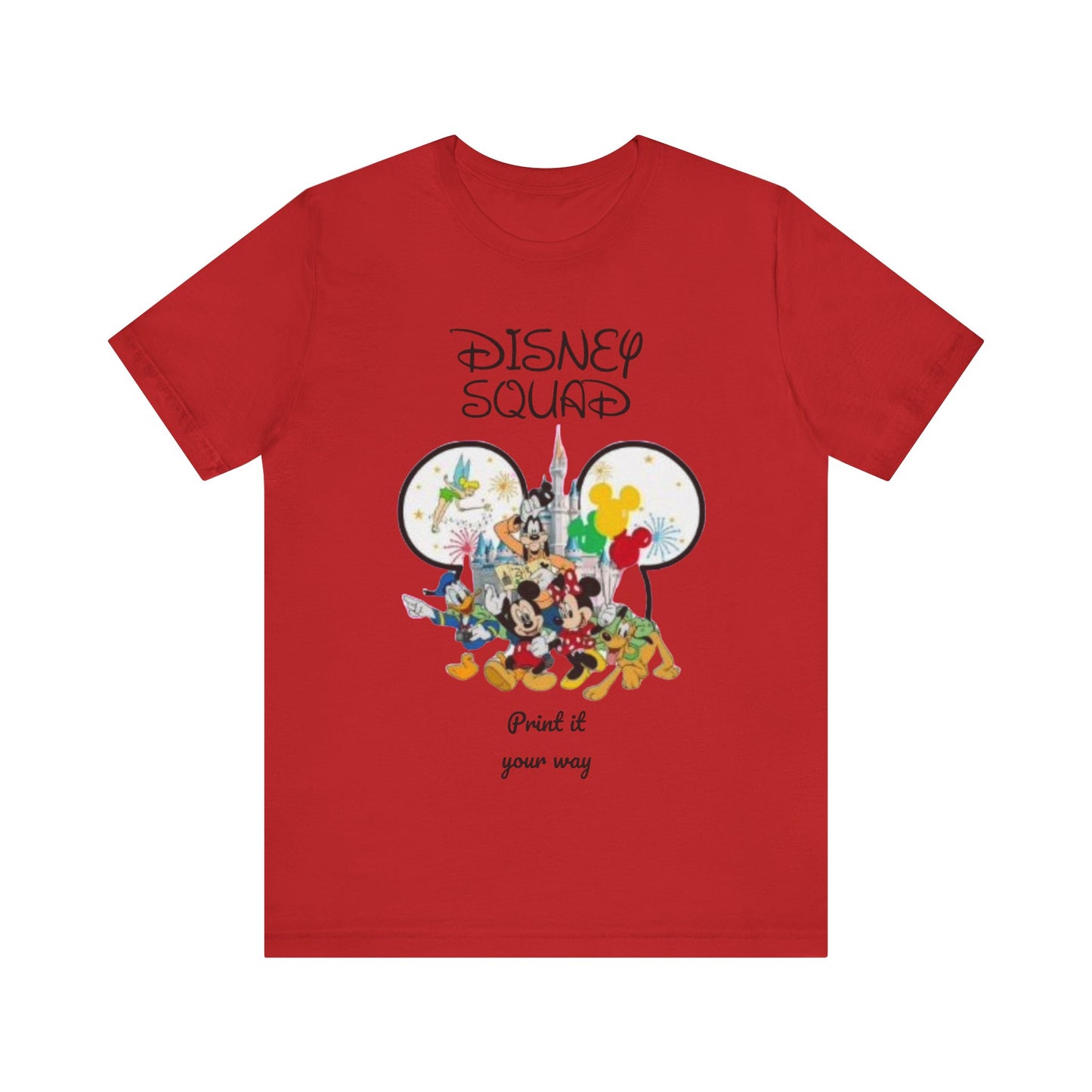 Disney Squad Unisex Tee, Magical Disney Apparel, Gift for Disney Fans, Family Reunion Shirt, Vacation Outfit
