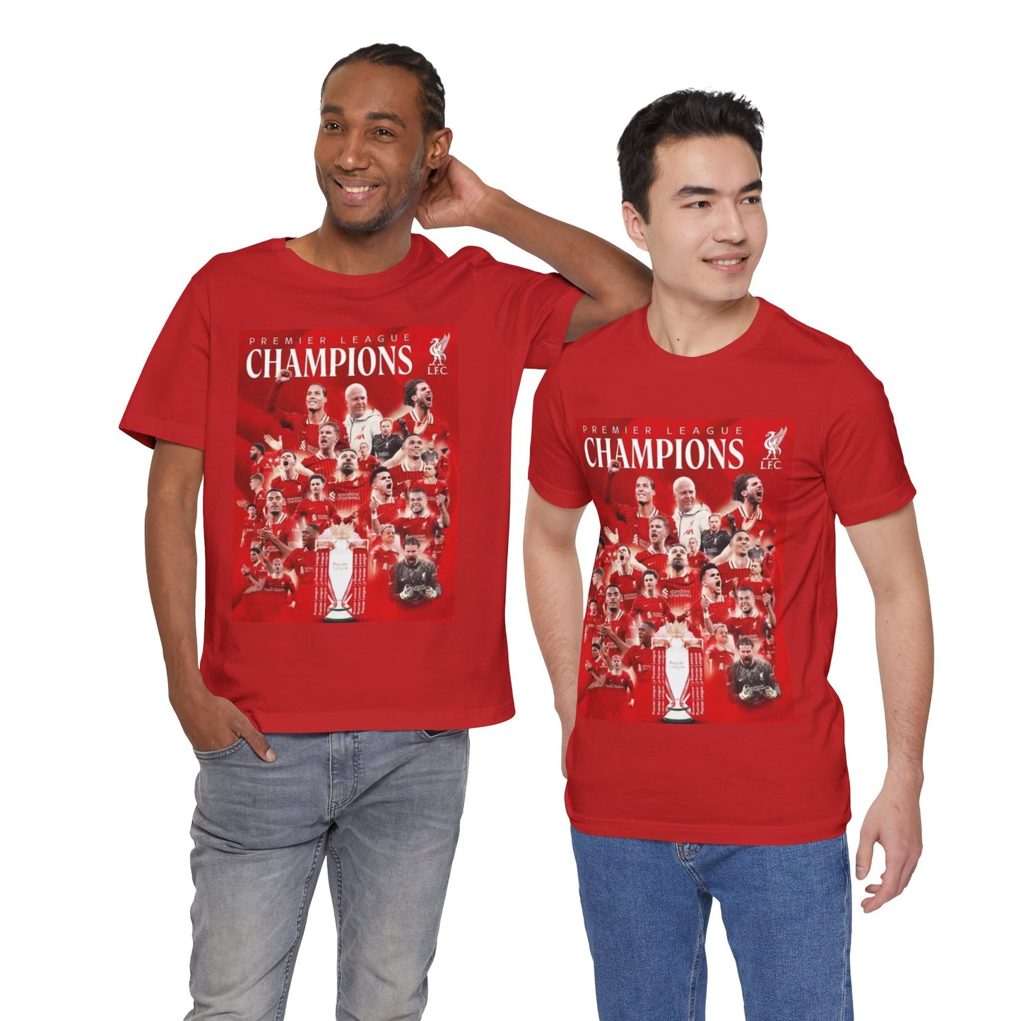 Premier League Champions Unisex Jersey Tee - Celebration Shirt for Sports Fans