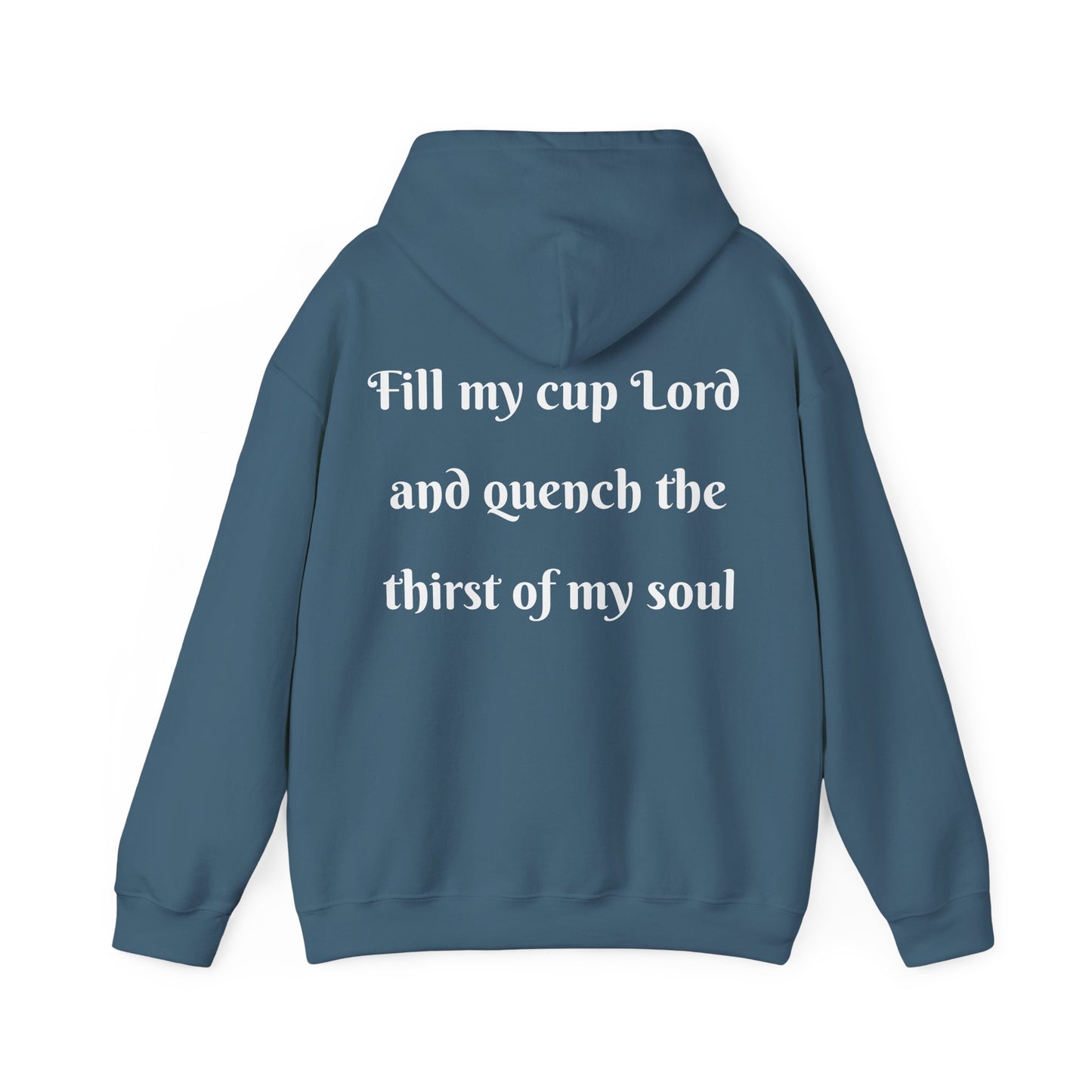 Inspirational Quote Hoodie, Unisex Heavy Blend™ Hooded Sweatshirt, Faith Apparel, Cozy Gift, Religious Sweatshirt, Spiritual Wear, Church