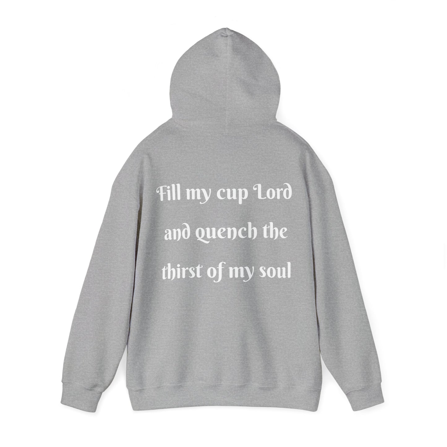 Inspirational Quote Hoodie, Unisex Heavy Blend™ Hooded Sweatshirt, Faith Apparel, Cozy Gift, Religious Sweatshirt, Spiritual Wear, Church