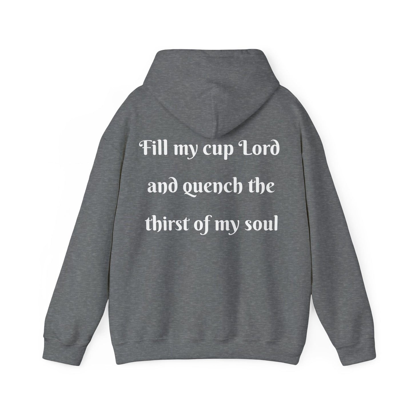 Inspirational Quote Hoodie, Unisex Heavy Blend™ Hooded Sweatshirt, Faith Apparel, Cozy Gift, Religious Sweatshirt, Spiritual Wear, Church