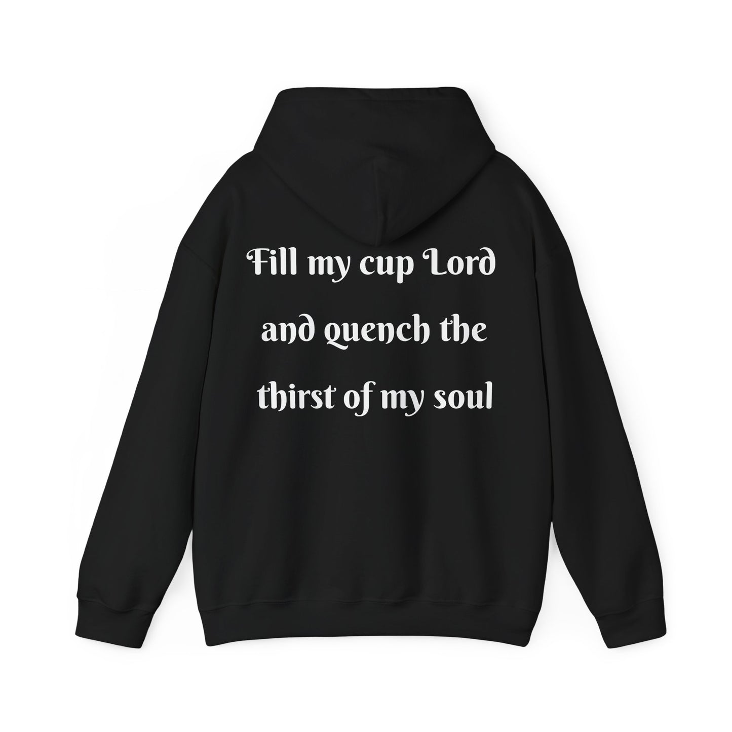 Inspirational Quote Hoodie, Unisex Heavy Blend™ Hooded Sweatshirt, Faith Apparel, Cozy Gift, Religious Sweatshirt, Spiritual Wear, Church