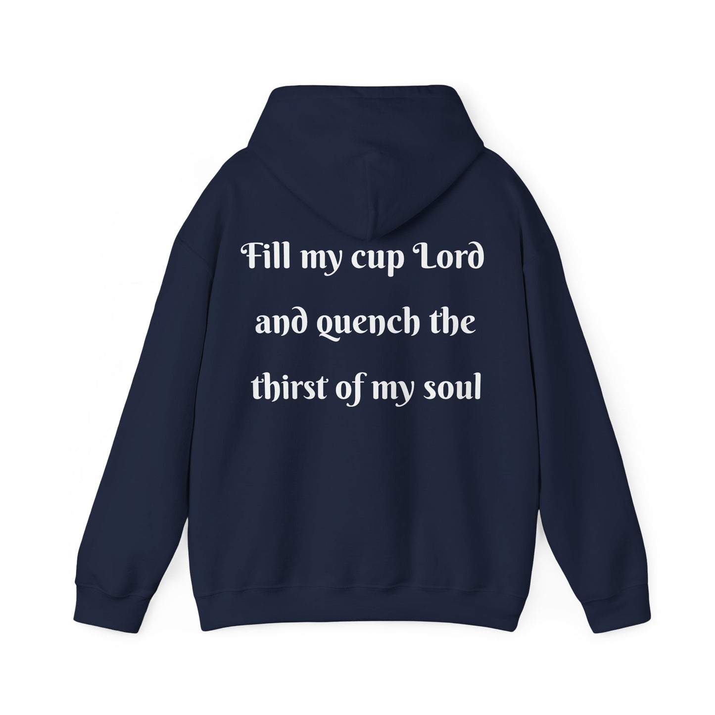 Inspirational Quote Hoodie, Unisex Heavy Blend™ Hooded Sweatshirt, Faith Apparel, Cozy Gift, Religious Sweatshirt, Spiritual Wear, Church
