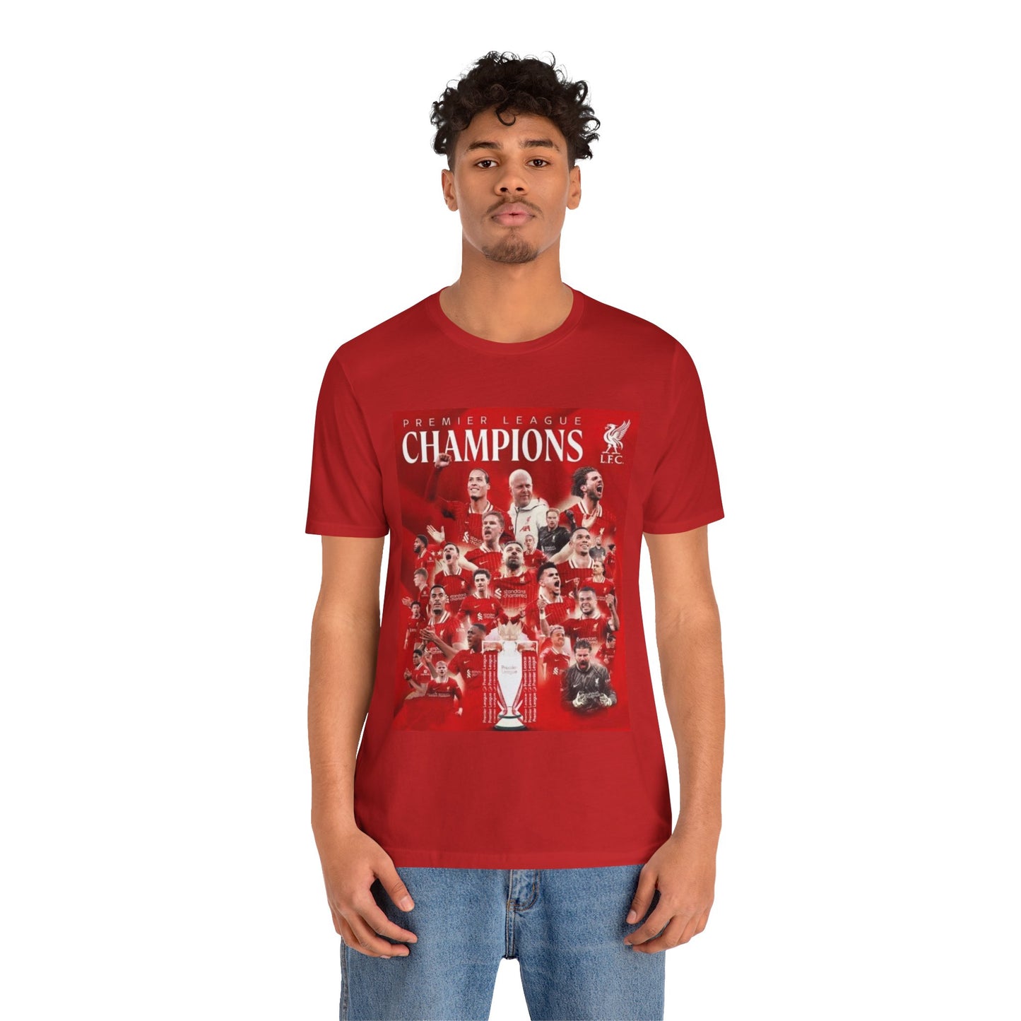 Premier League Champions Unisex Jersey Tee - Celebration Shirt for Sports Fans