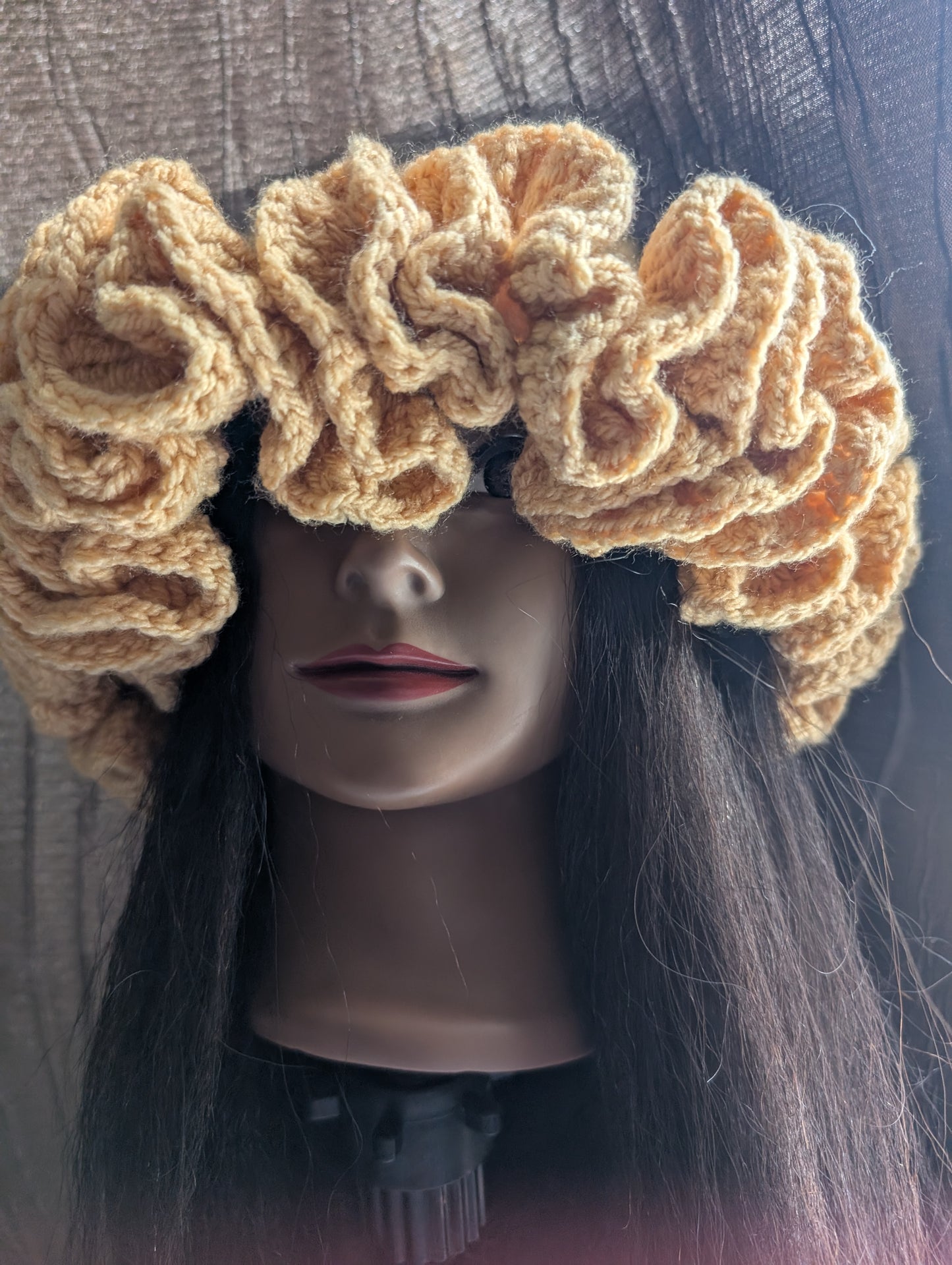 Handmade Ruffles crochet hat crochetlove