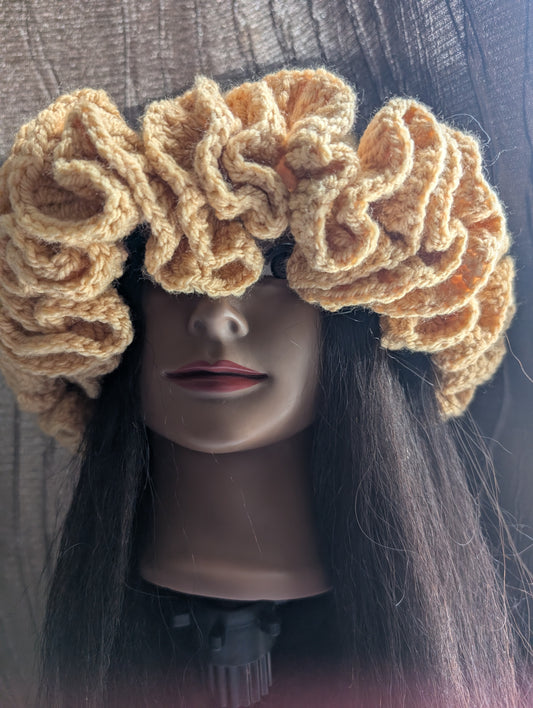 Handmade Ruffles crochet hat crochetlove