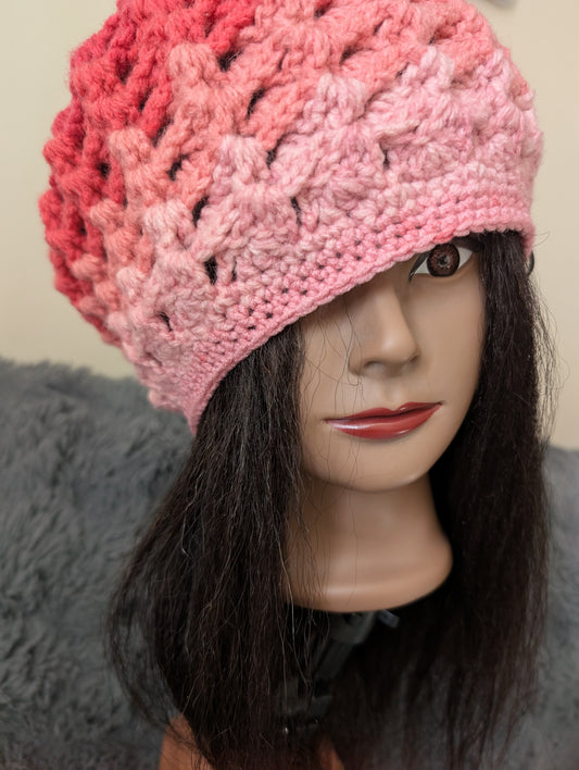 Ocean wave stylish Barret's hat crochet handmade