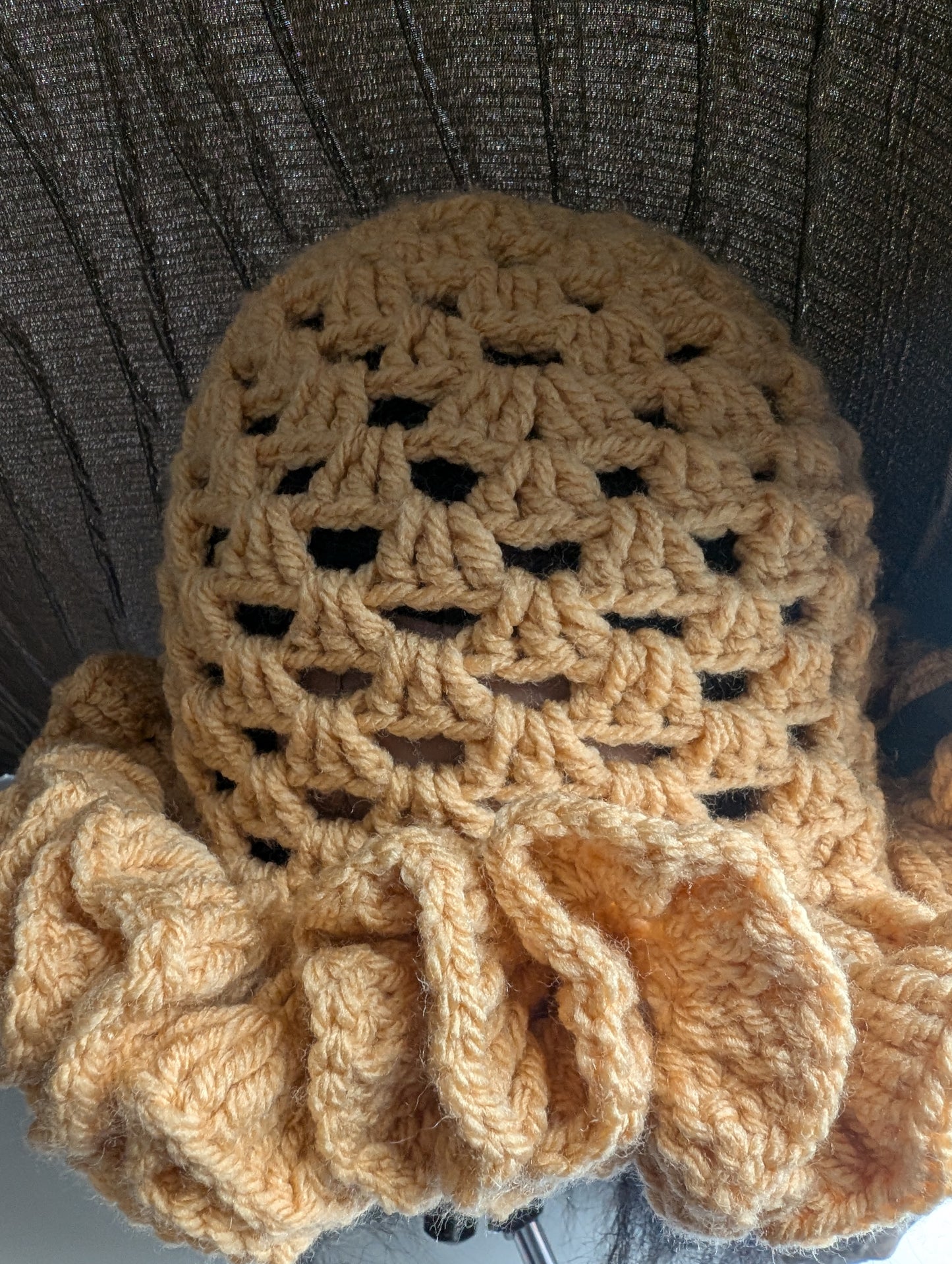 Handmade Ruffles crochet hat crochetlove