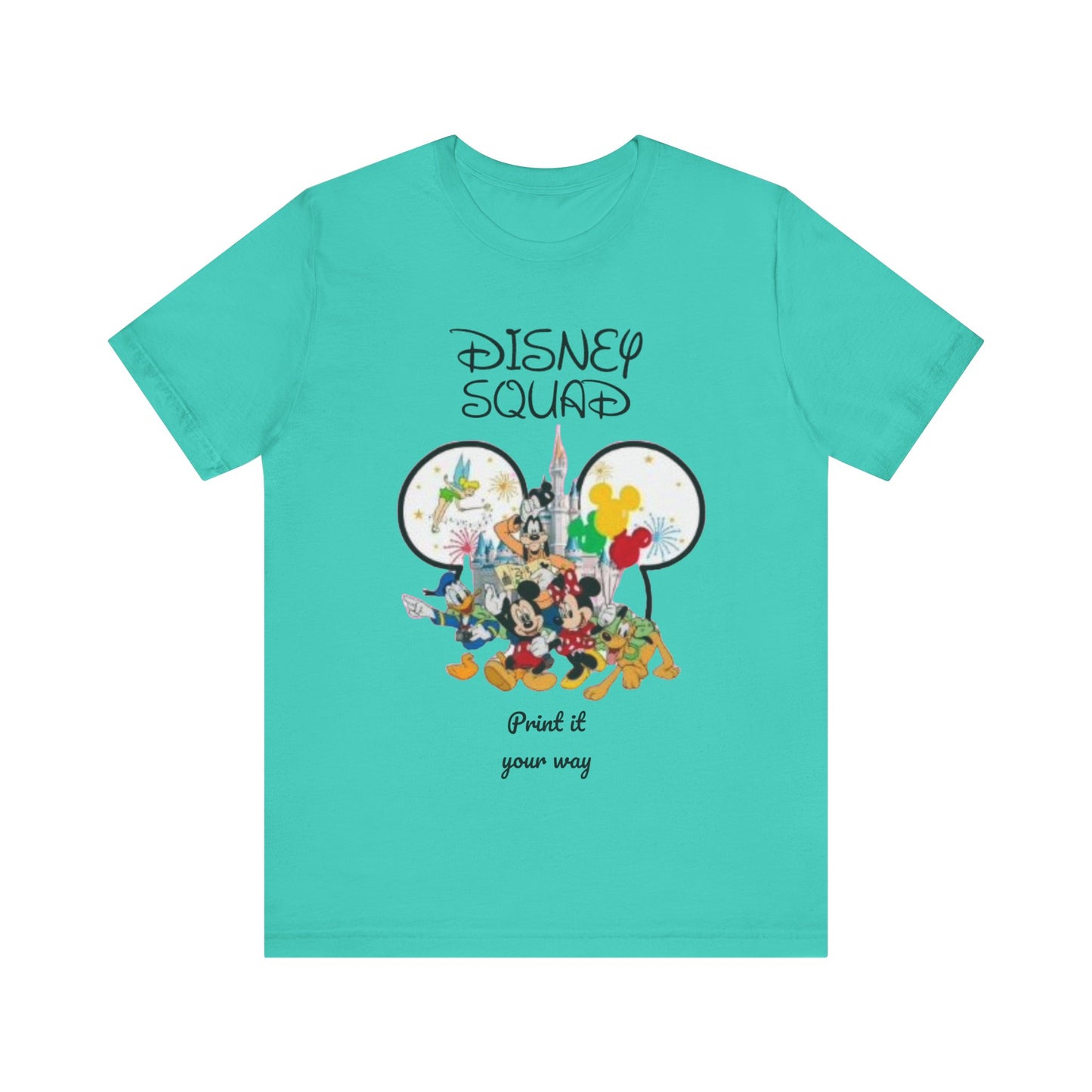 Disney Squad Unisex Tee, Magical Disney Apparel, Gift for Disney Fans, Family Reunion Shirt, Vacation Outfit