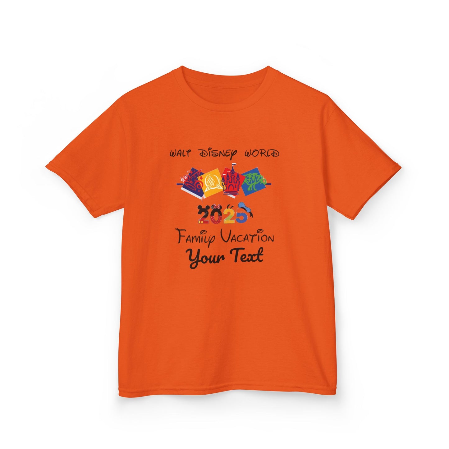 Personalized Kids Disney Vacation Tee, Family Trip Shirt, Kids Holiday Apparel, Fun Travel Outfit, Unique Gift for Children