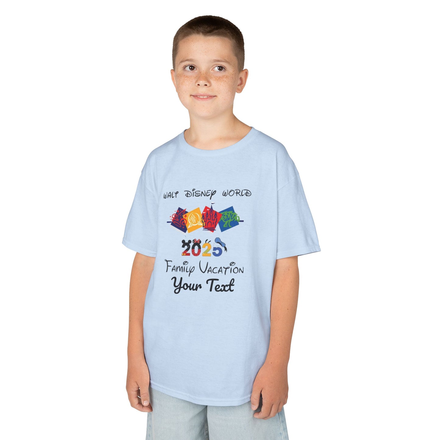 Personalized Kids Disney Vacation Tee, Family Trip Shirt, Kids Holiday Apparel, Fun Travel Outfit, Unique Gift for Children
