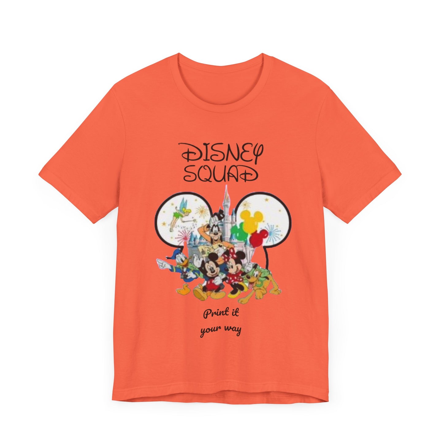 Disney Squad Unisex Tee, Magical Disney Apparel, Gift for Disney Fans, Family Reunion Shirt, Vacation Outfit