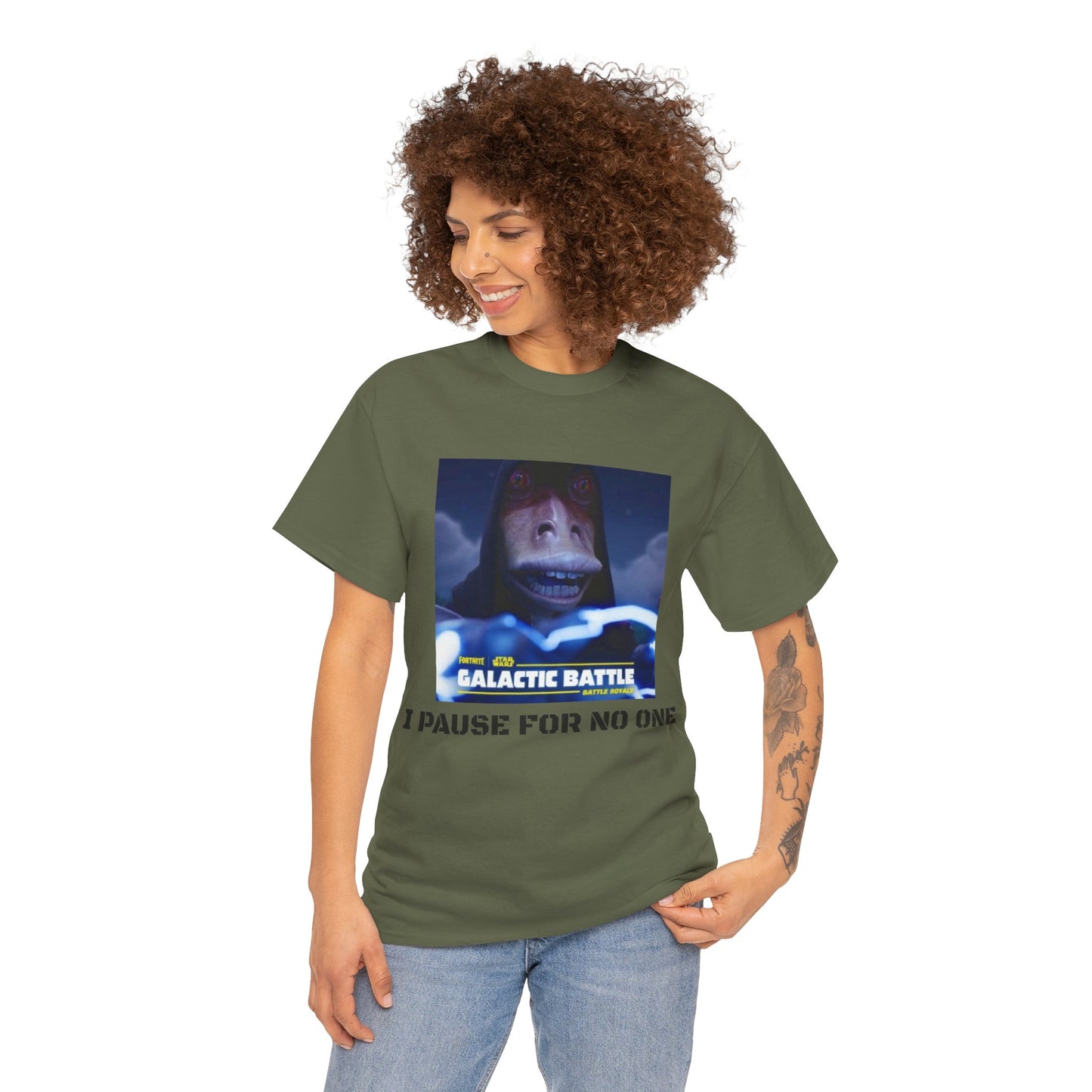 Funny Gamer Tee - "I Pause for No One" Unisex Heavy Cotton Shirt