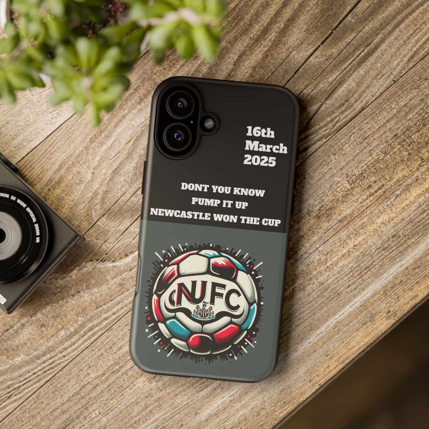 Custom Soccer Phone Case - Newcastle United Fan Gift, 16th March 2025, Sports Accessory for Gamers, Kids Birthday Present