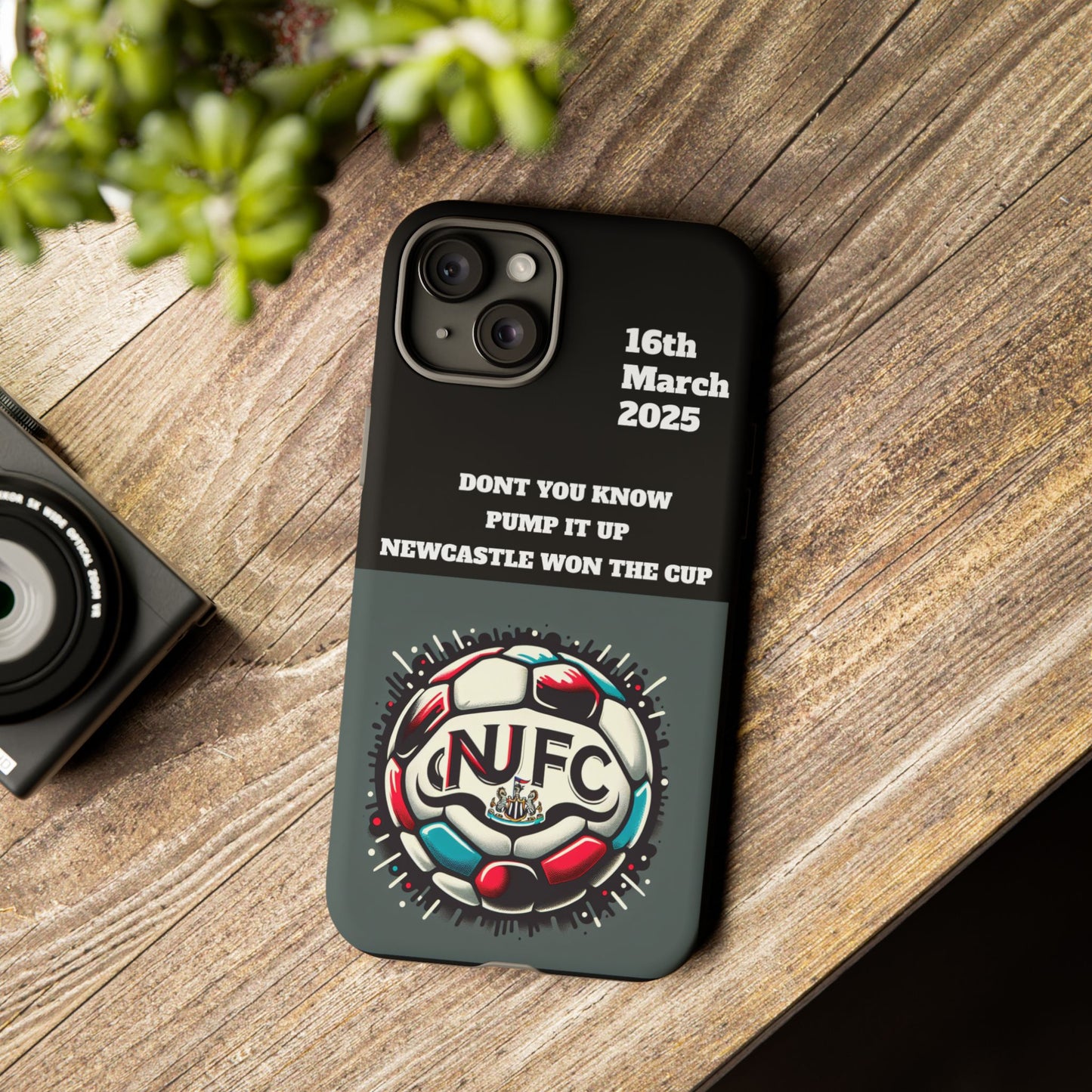Custom Soccer Phone Case - Newcastle United Fan Gift, 16th March 2025, Sports Accessory for Gamers, Kids Birthday Present
