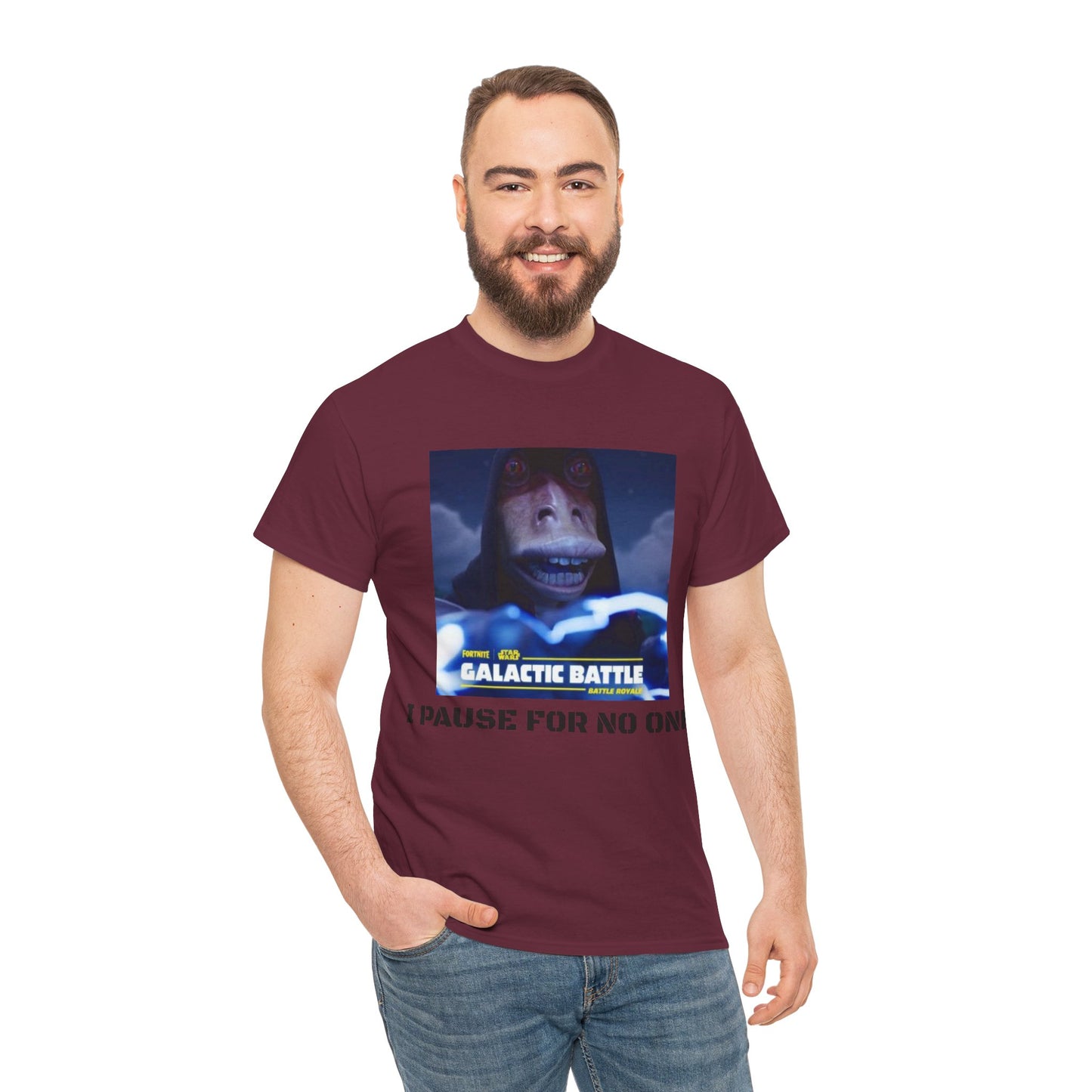 Funny Gamer Tee - "I Pause for No One" Unisex Heavy Cotton Shirt