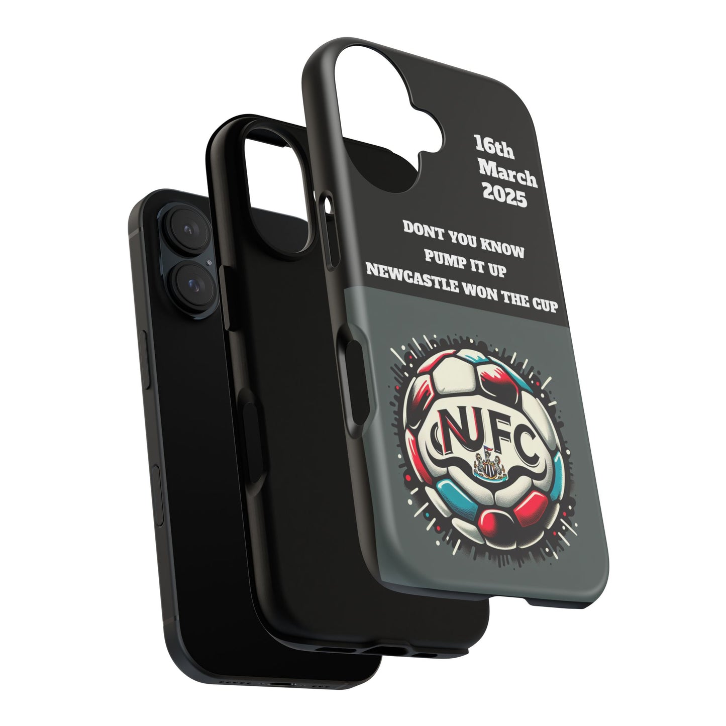Custom Soccer Phone Case - Newcastle United Fan Gift, 16th March 2025, Sports Accessory for Gamers, Kids Birthday Present