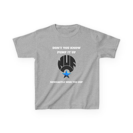 Newcastle 'Pump It Up' Kids Tee, Sports T-Shirt for Young Fans, Perfect for Birthdays, Team Spirit, Everyday Wear, Casual Style