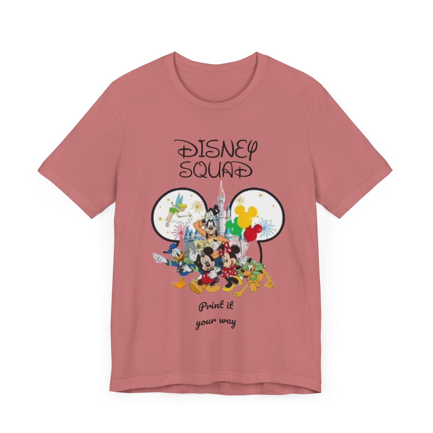 Disney Squad Unisex Tee, Magical Disney Apparel, Gift for Disney Fans, Family Reunion Shirt, Vacation Outfit