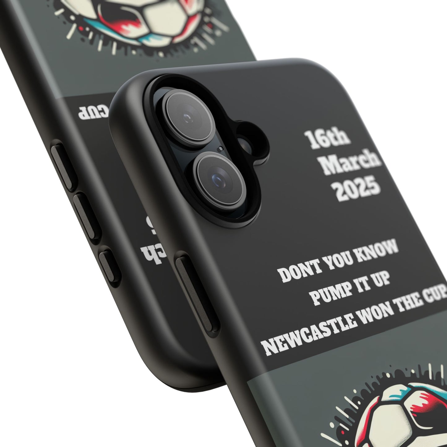 Custom Soccer Phone Case - Newcastle United Fan Gift, 16th March 2025, Sports Accessory for Gamers, Kids Birthday Present