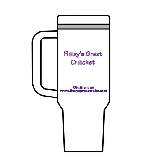 Custom 40oz Maxi Cup - Perfect for Crafters | Floxy's Great Crochet