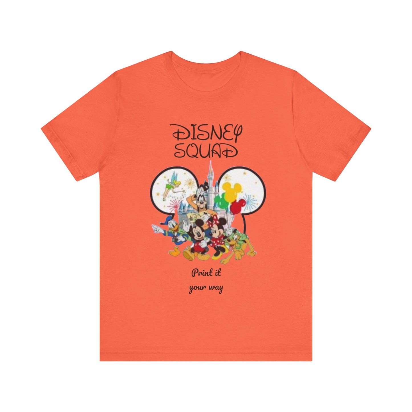 Disney Squad Unisex Tee, Magical Disney Apparel, Gift for Disney Fans, Family Reunion Shirt, Vacation Outfit