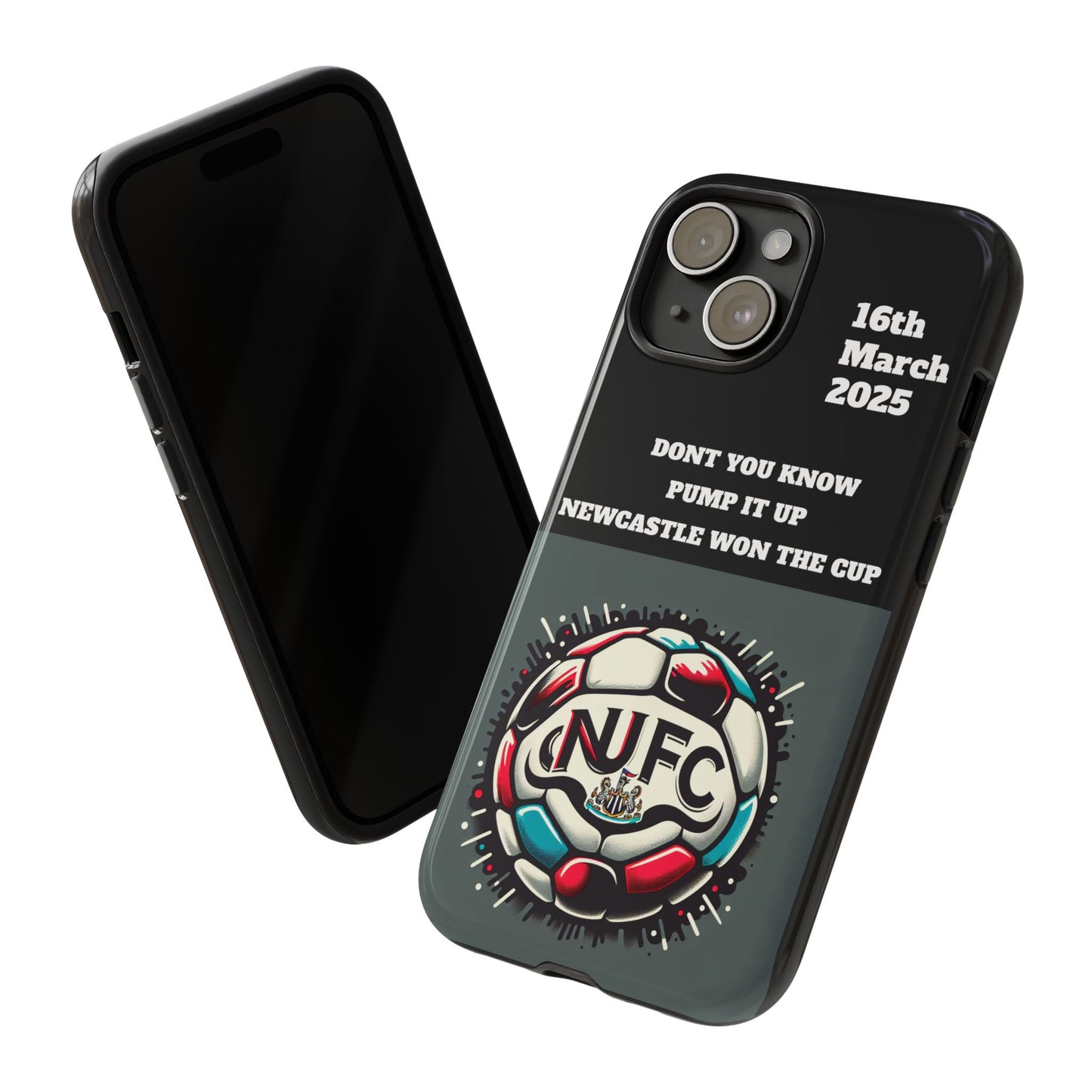 Custom Soccer Phone Case - Newcastle United Fan Gift, 16th March 2025, Sports Accessory for Gamers, Kids Birthday Present