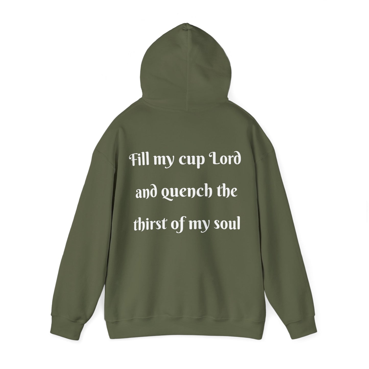 Inspirational Quote Hoodie, Unisex Heavy Blend™ Hooded Sweatshirt, Faith Apparel, Cozy Gift, Religious Sweatshirt, Spiritual Wear, Church