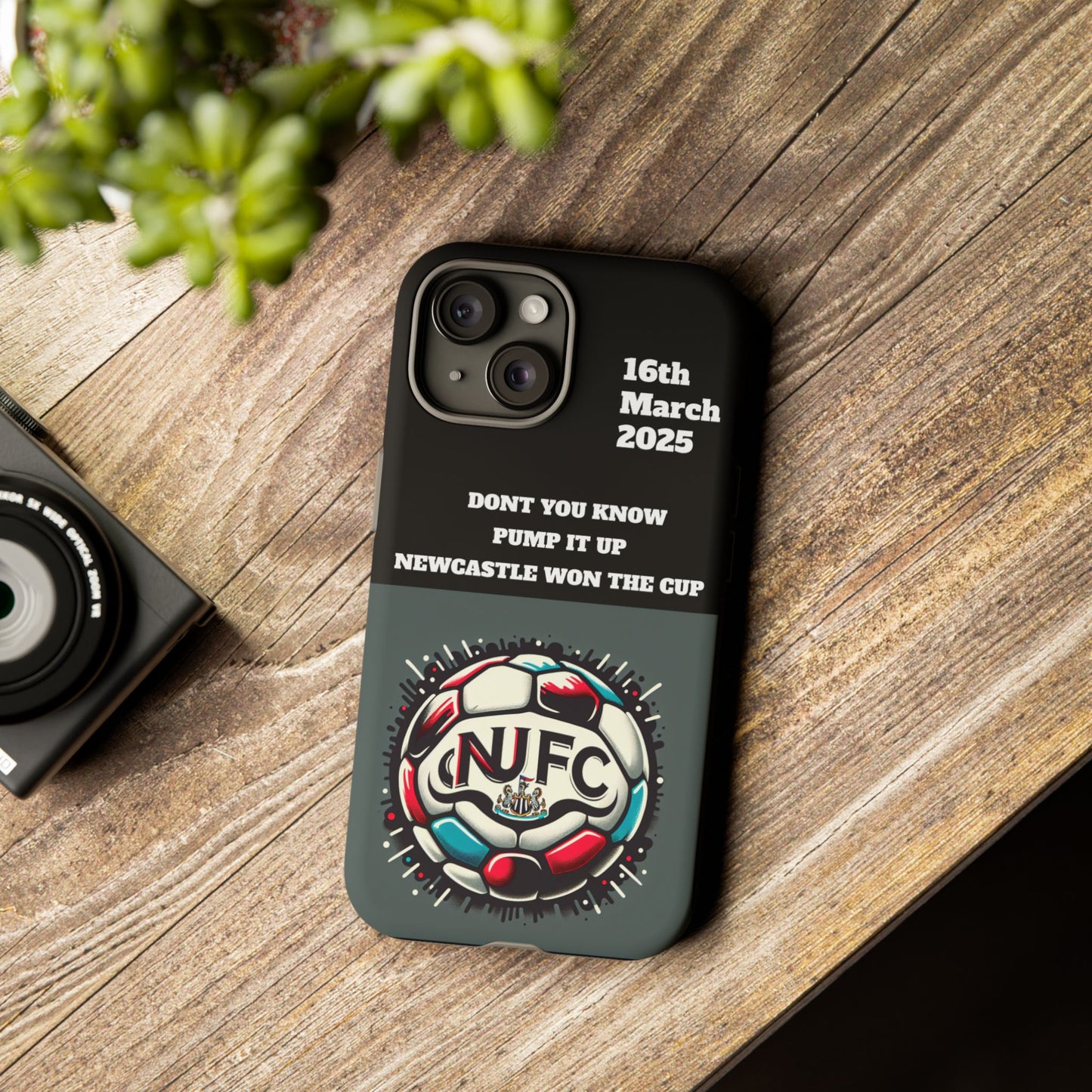 Custom Soccer Phone Case - Newcastle United Fan Gift, 16th March 2025, Sports Accessory for Gamers, Kids Birthday Present