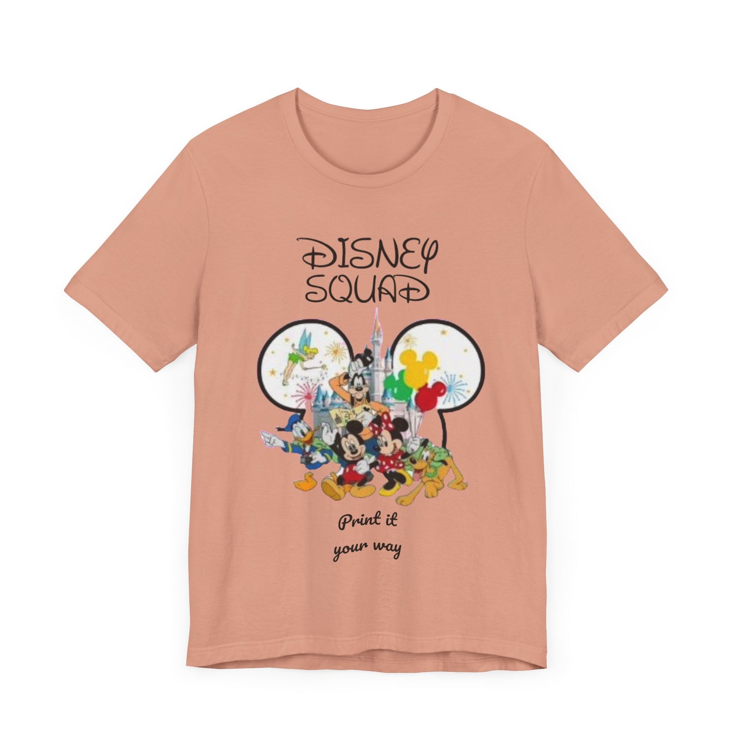 Disney Squad Unisex Tee, Magical Disney Apparel, Gift for Disney Fans, Family Reunion Shirt, Vacation Outfit